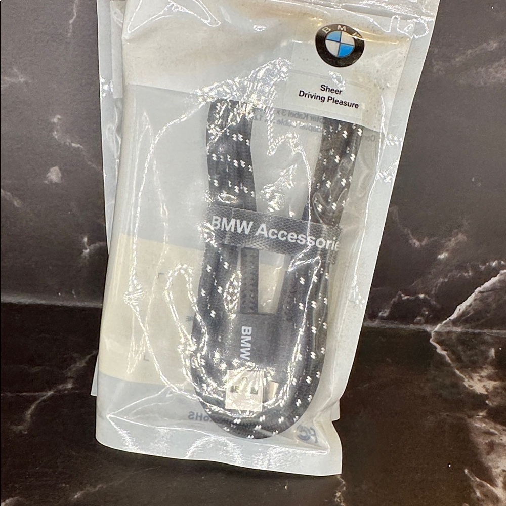 BMW Black and White USB Cable